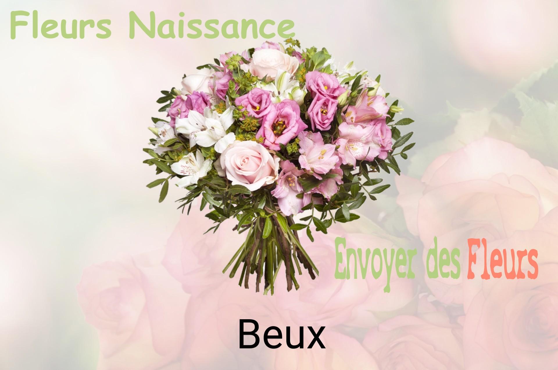 Bouquet de fleurs de naissance livré à Beux