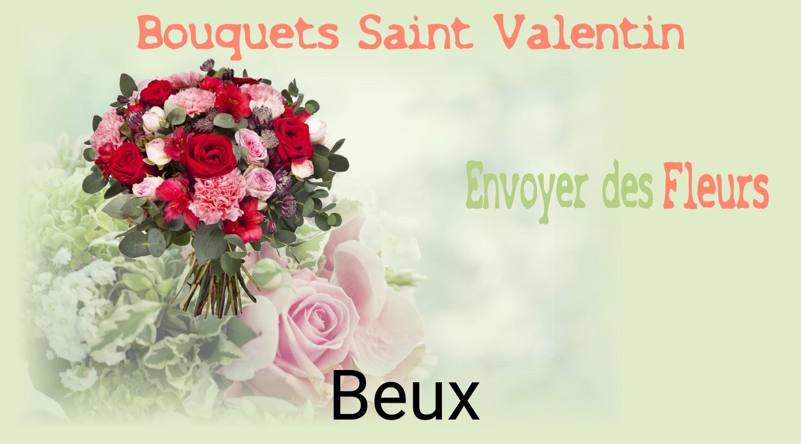 Roses de Saint-Valentin livrées à Beux
